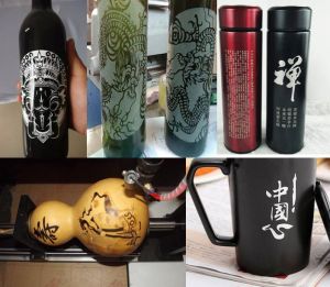 东莞酒瓶葫芦工艺品激光雕刻机
